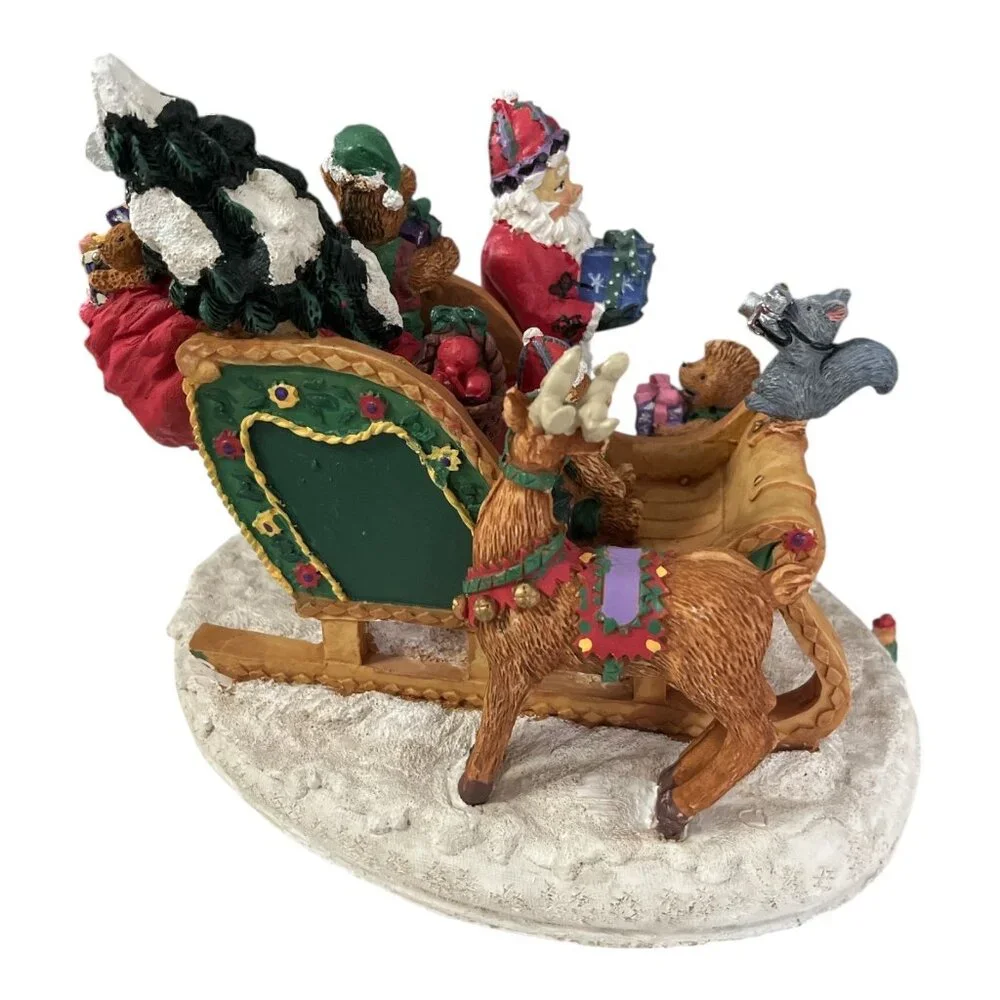 Vintage 1994 International Christmas Santa’s Bout Ready to Fly Figurine Bears Sl